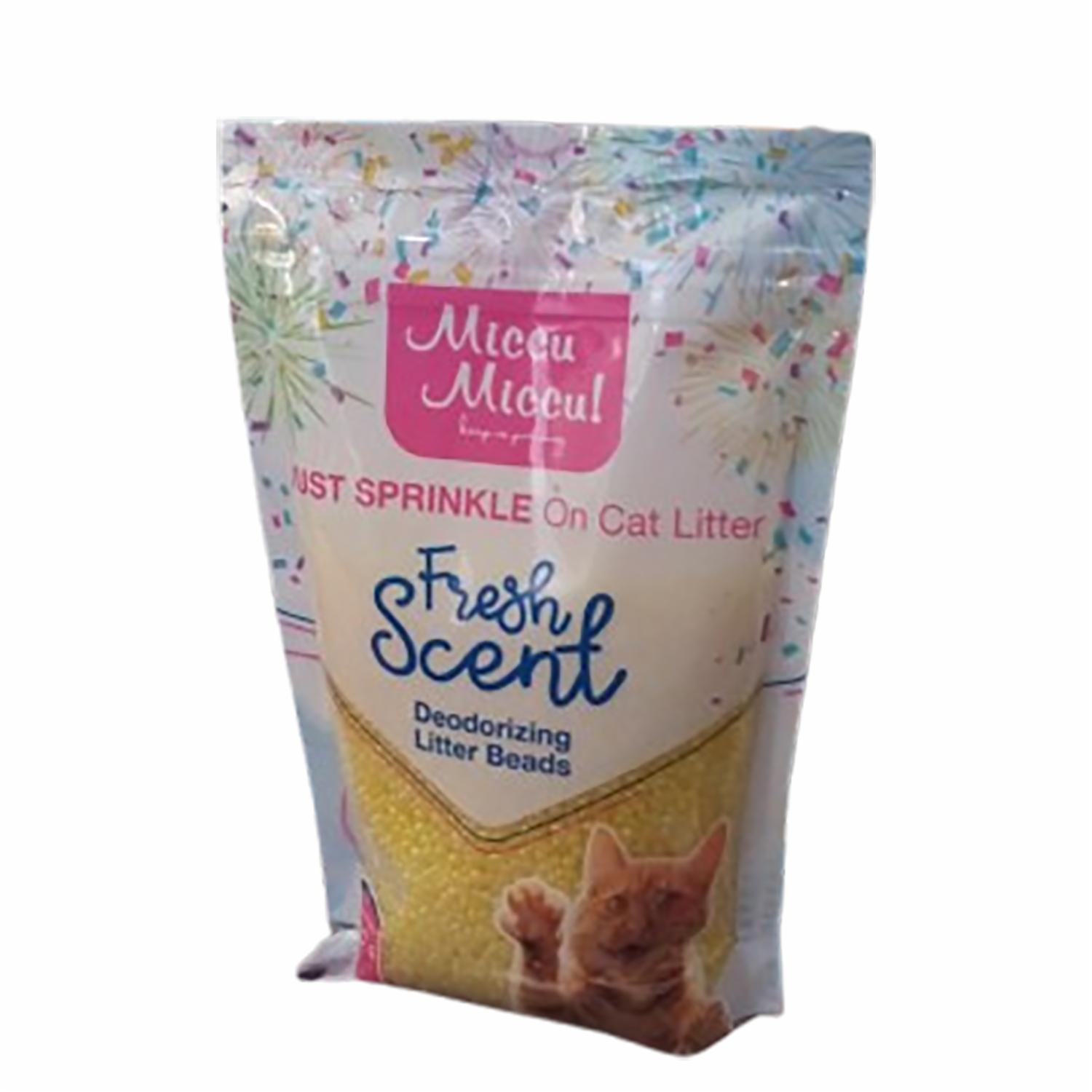 Arena Para Gatos Sprinkles Fragancia Limón MICCU 300 G - Image 2