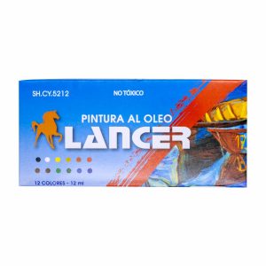 Pintura De Oleo En Tubos De 12 ML LANCER X 12 Colores