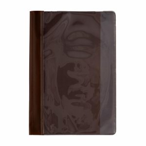 Carpetas Tipo Oficio Transparente Color Café LANCER Unidad