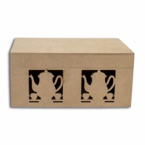 Caja Para Te De Madera Diseño Jarra ARTES Y MADERA Unidad