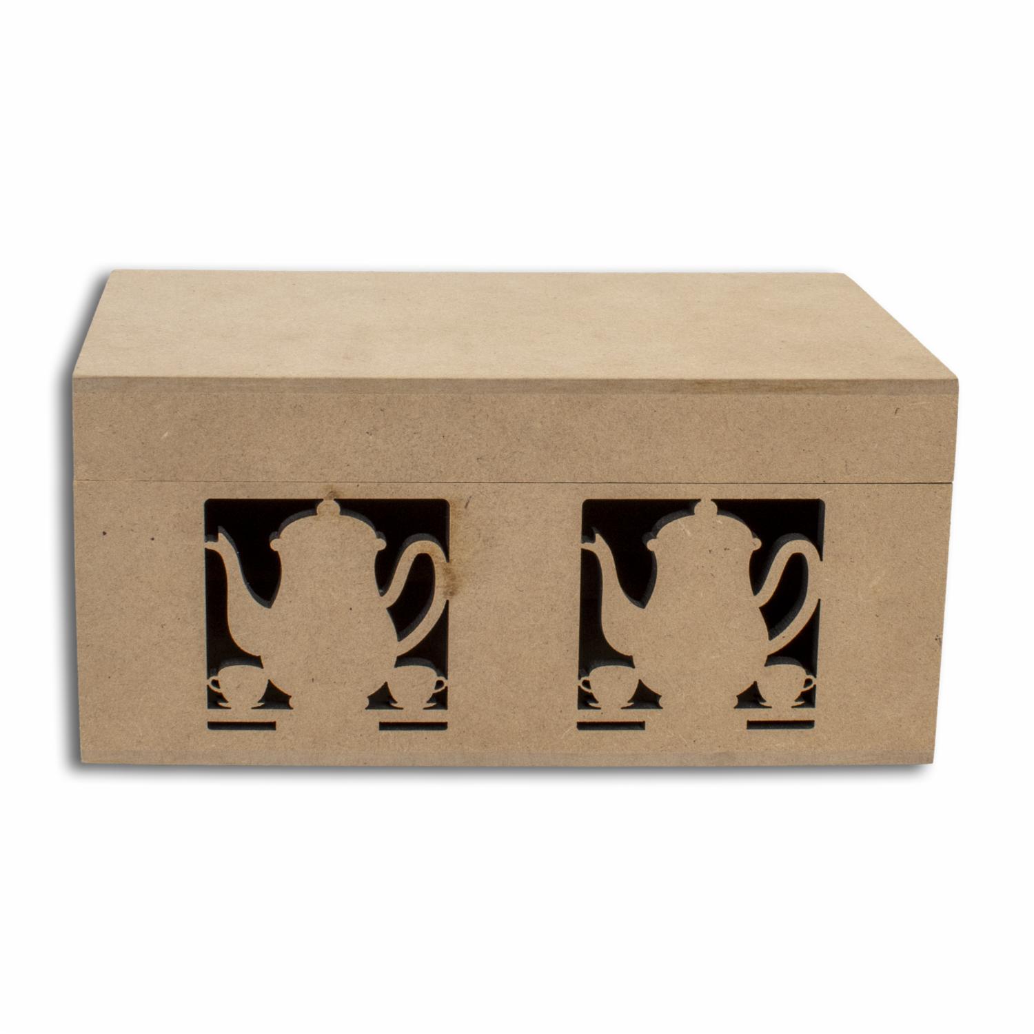 Caja Para Te De Madera Diseño Jarra ARTES Y MADERA Unidad