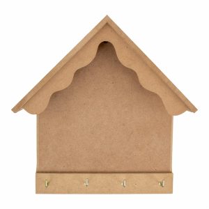 Portallaves Diseño Casa Con Cáncamo ARTES Y MADERA
