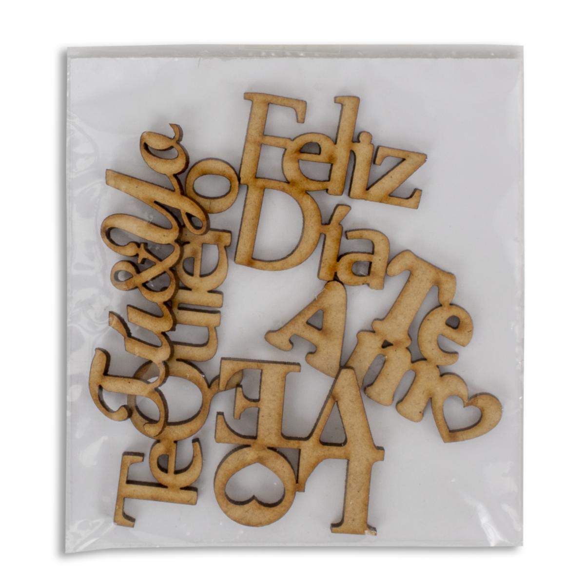 Figuras Caladas De Frases ARTES Y MADERA 10 X 10