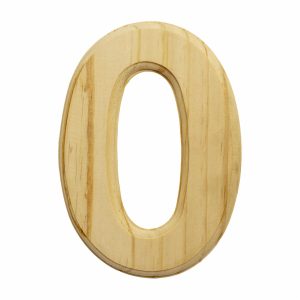 Letra O Madera Calada ARTES Y MADERA 15X12MM