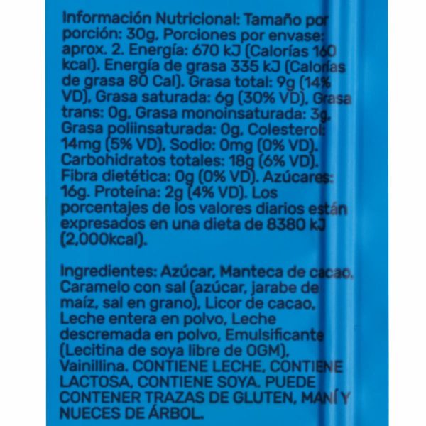 Chocolate Con Leche Caramelo Y Sal HELLO CHOC 60 G - Image 2