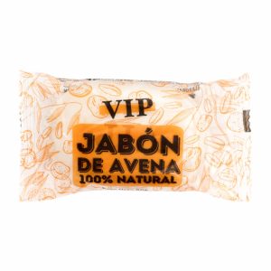 Jabón En Barra De Avena Con Hojuelas VIP 90 G