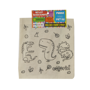 Píntalo Funda Creativo COLORIN Dinosaurio
