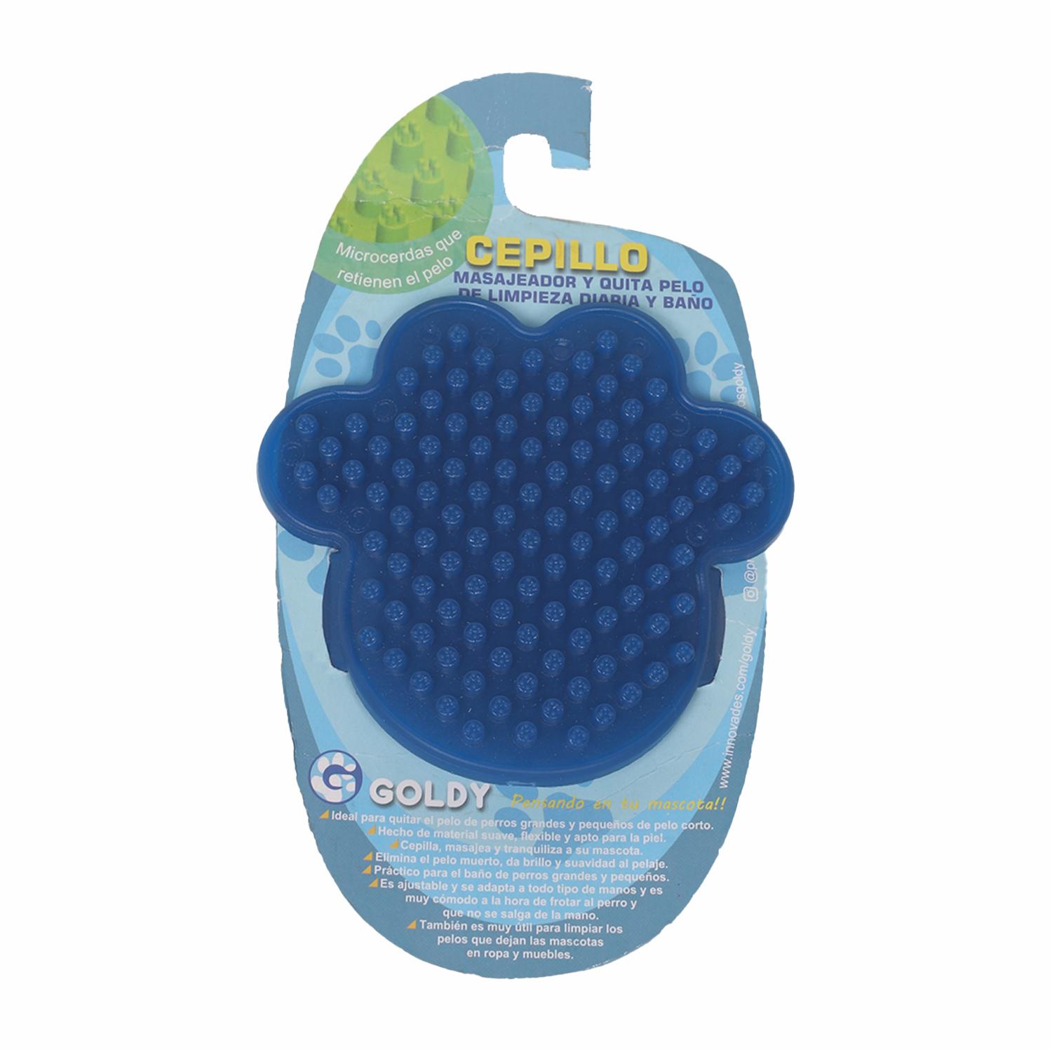 Cepillo Masajeador Quita Pelo Para Mascota GOLDY Manual - Image 4