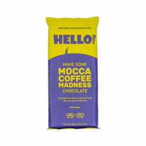 Chocolate Con Leche Y Trozos De Cafe HELLO CHOC 100 G