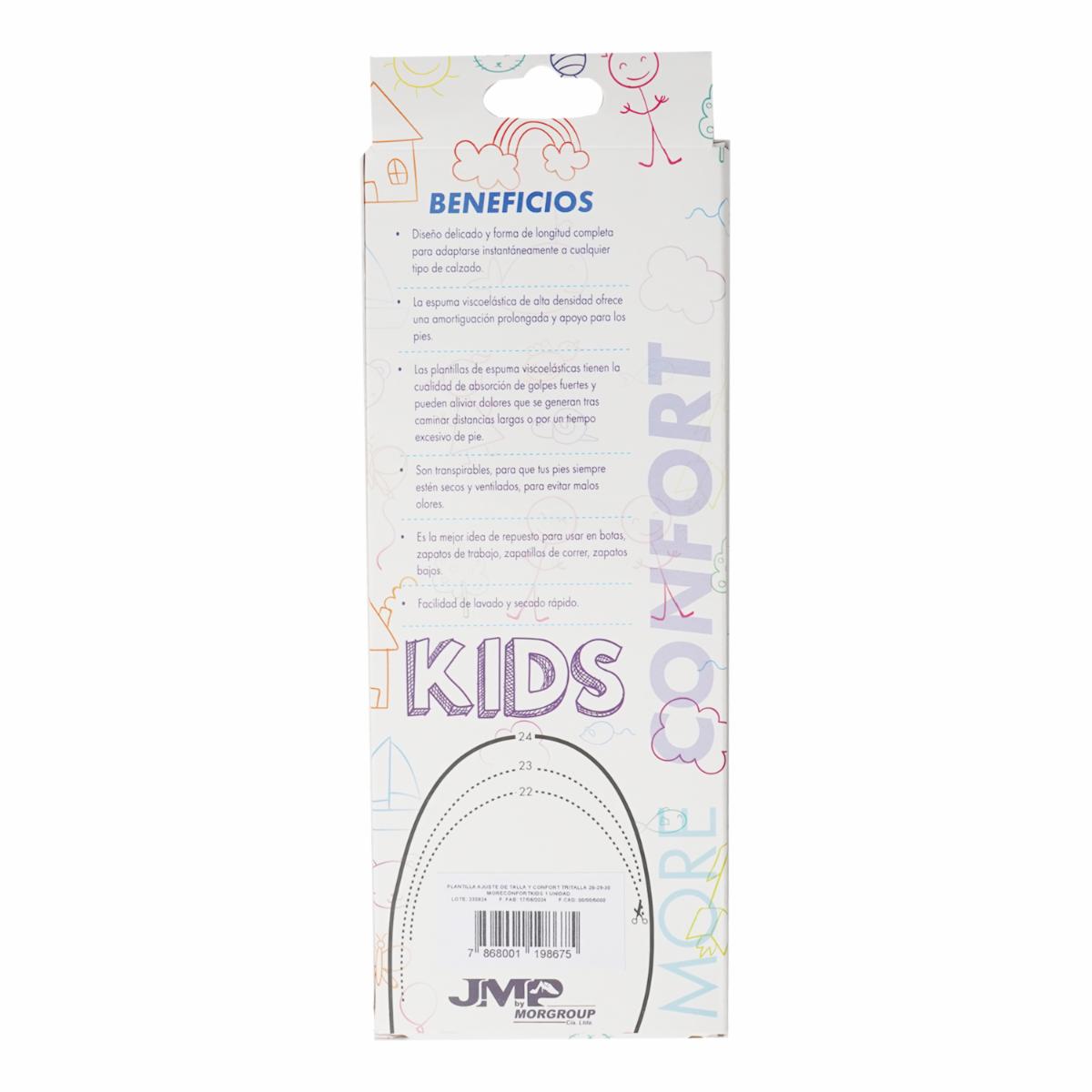 Plantilla Para Niños Ajuste De Talla 28-29-30 MORE CONFORT 2 U - Image 2