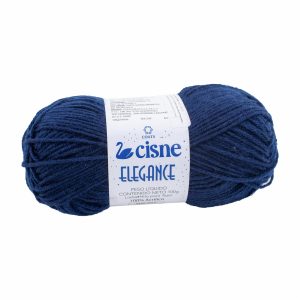 Lana Para Tejer 100% Acrílico Color Azul CISNE 100 G