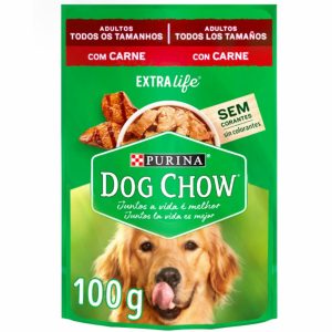 Alimento Húmedo Para Perros Con Carne PURINA DOG CHOW 100 G
