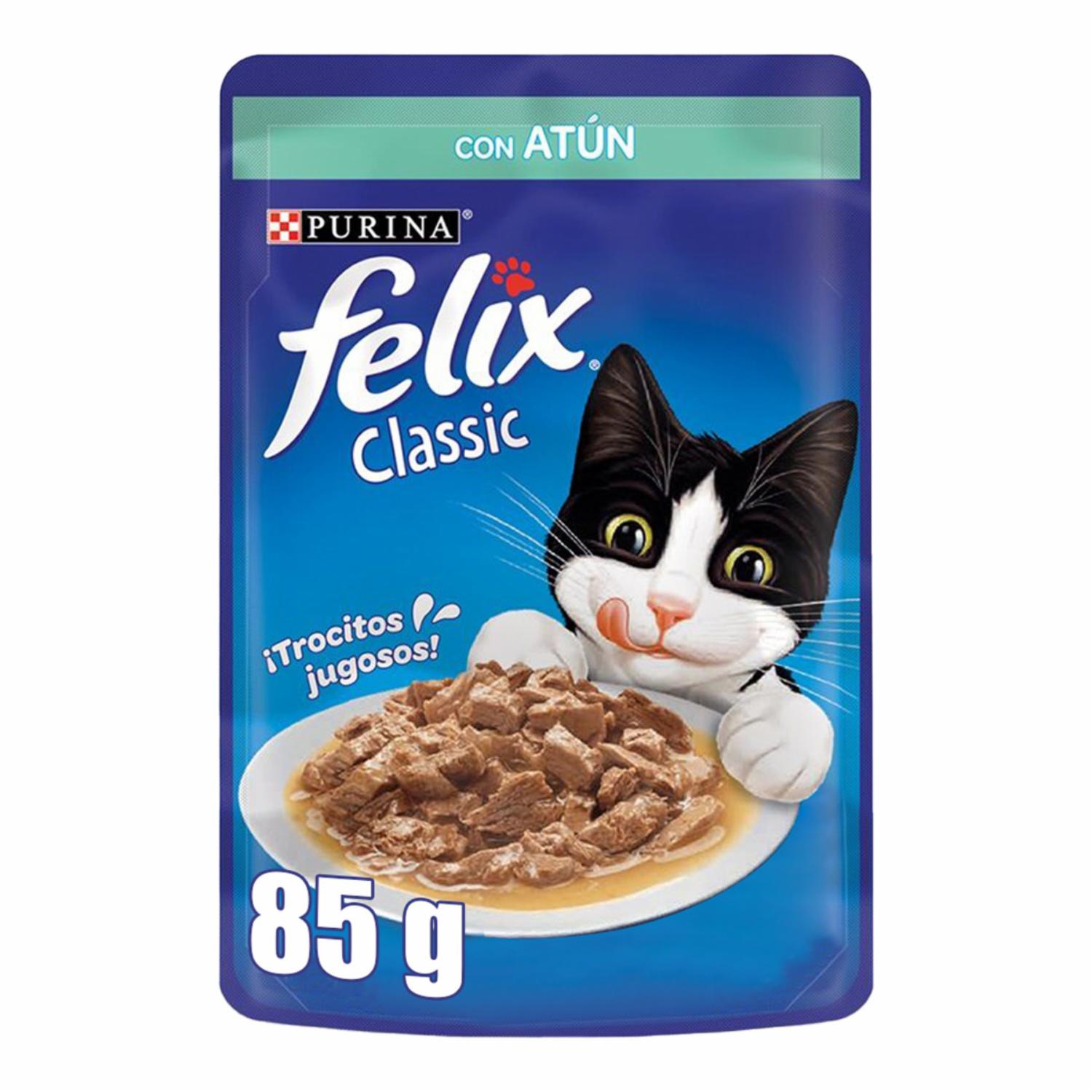 Alimento Húmedo Para Gatos Adultos De Atún FELIX 85 G