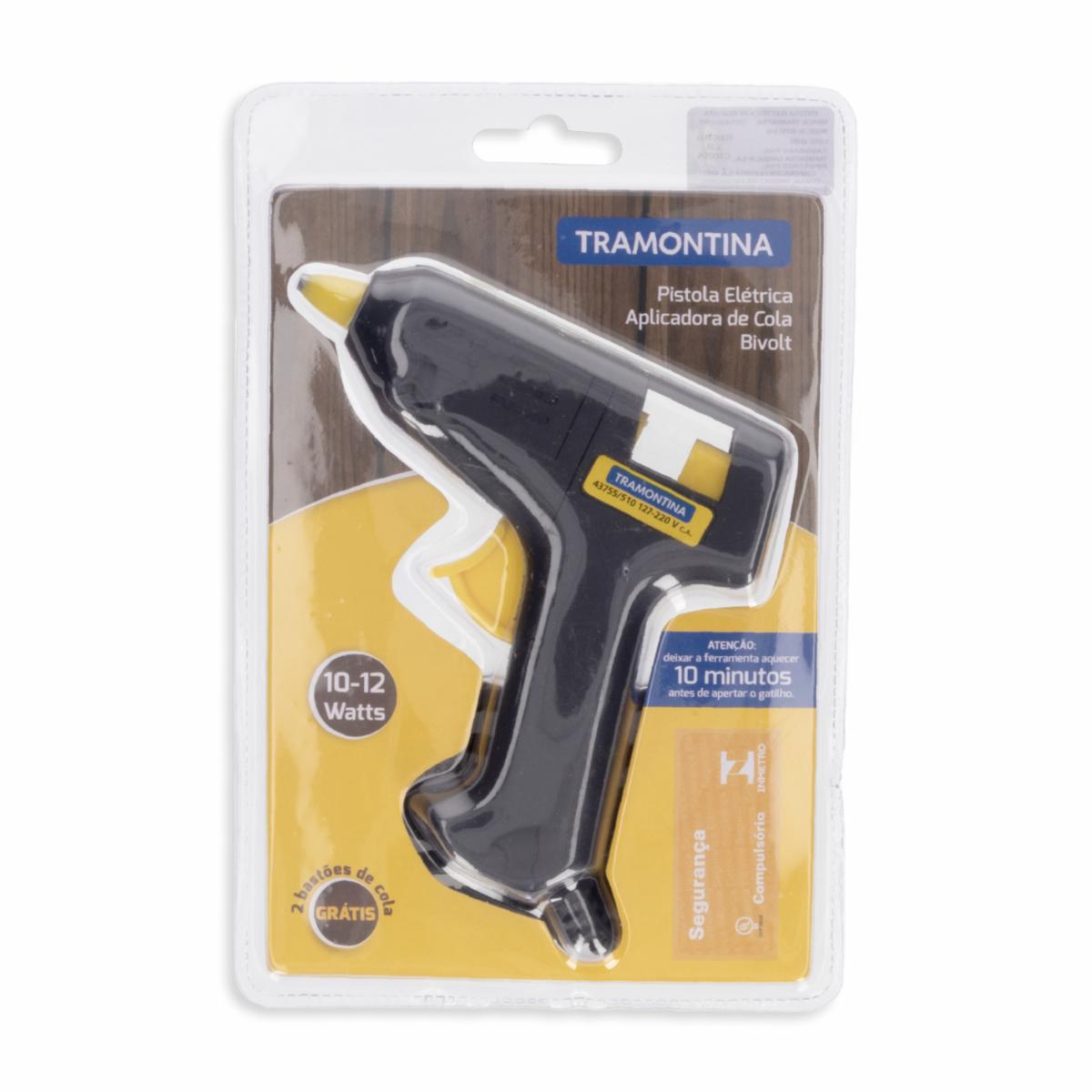 Pistola Eléctrica Aplicadora De Silicona TRAMONTINA 10-12 Watts