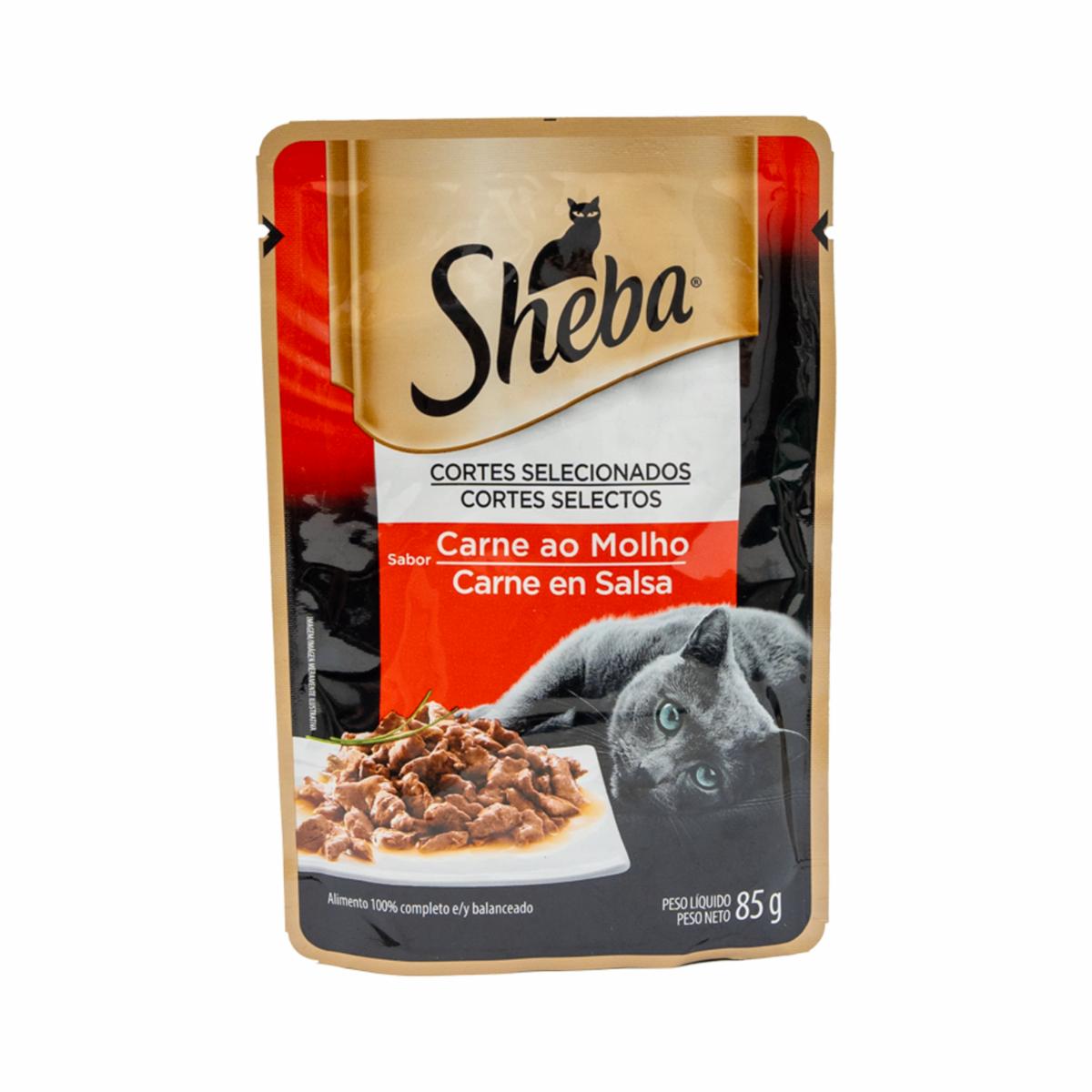 Alimento Para Gatos Húmedo Filete Carne En Salsa SHEBA 85 G