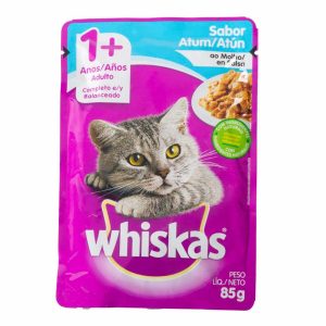 Alimento Para Gatos Atún En Salsa Sobre WHISKAS 85 G