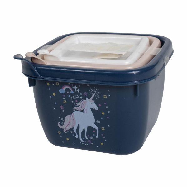 Set Recipientes Para Comida Diseño Unicornio FUN KIDS