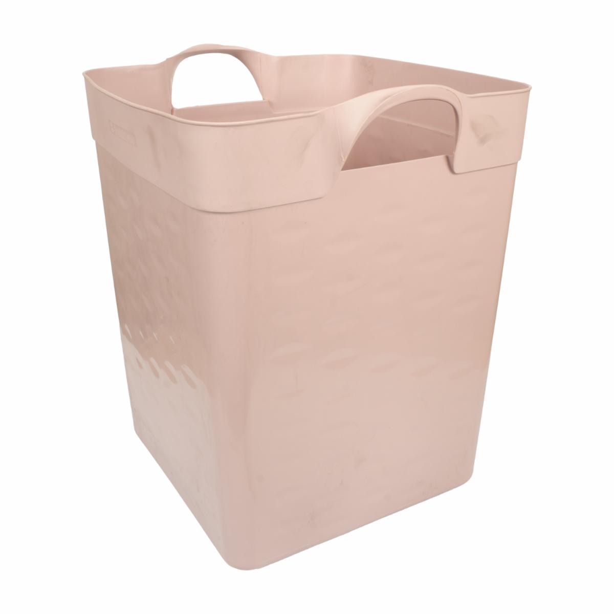 Canasto Cuadrado Rosa Moolti SANREMO 18 Litros