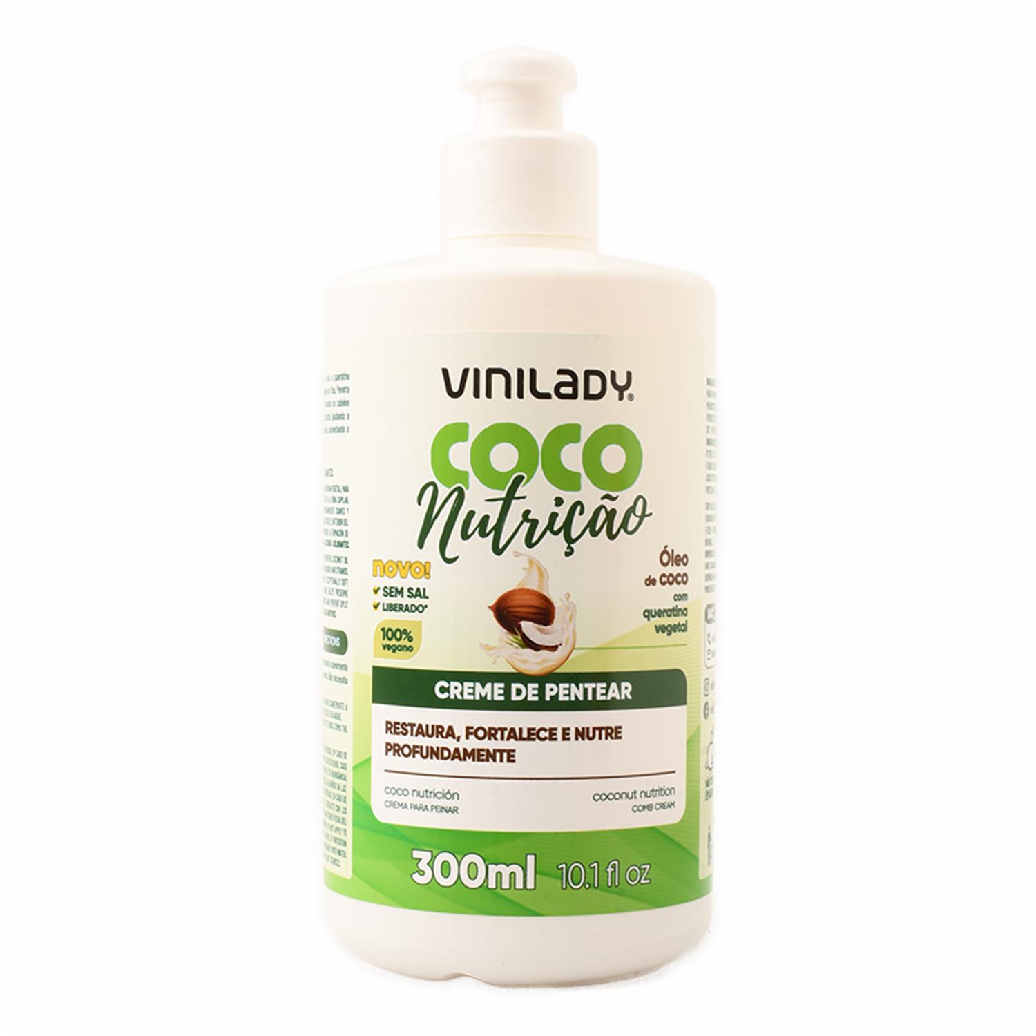 Crema De Peinar Coco Nutrición VINILADY 300 Ml