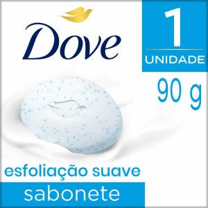 Jabón En Barra De Tocador Exfoliación Suave DOVE 90 G