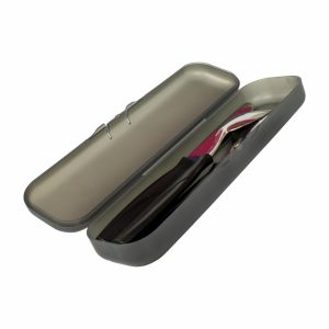 Juego De Cubiertos De Acero Inoxidable Con Mango Plastico Y Estuche Línea Fume COZA 3 Piezas