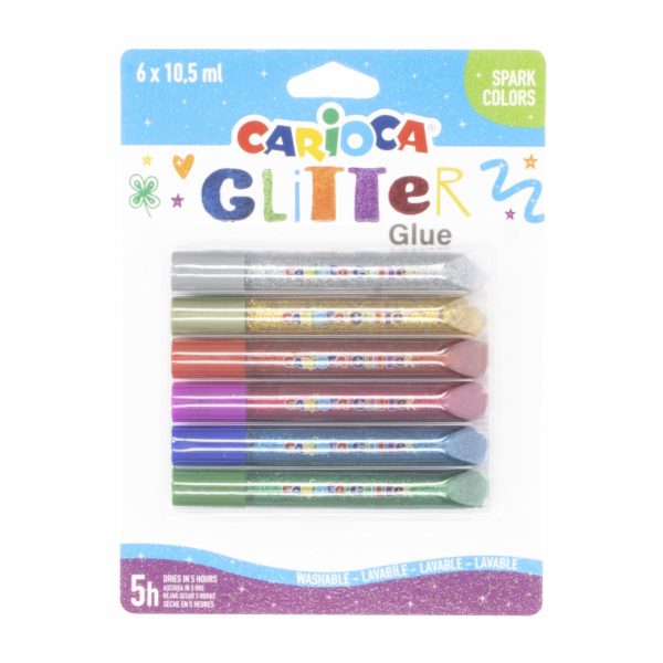 Goma Escolar Glitter Brillos CARIOCA