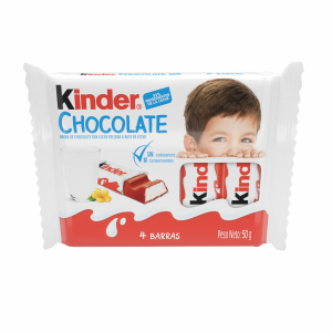 Barra De Chocolate 33% Ingredientes De La Leche KINDER 50 G