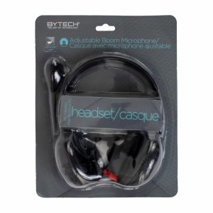 Audífonos Tipo Diadema Para Pc Con Micrófono BYTECH Con Cable