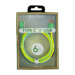 Cable Cargador USB-A Hacia USB-C BYTECH 1.82 M