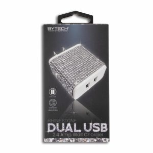 Cargador De Pared Dual USB BYTECH 2,4 Amp