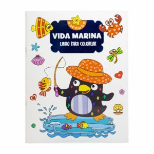 Libro De Colorear Spanish Kids Foil Animales VISION ST 32 Páginas