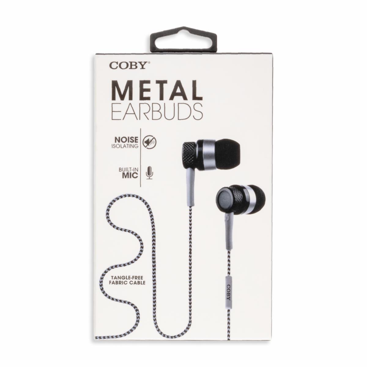 Audífonos Metal CVE200BK COBY Con Cable