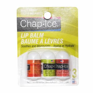 Bálsamo Labial Mini Stick CHAP-ICE Por 3 Uds