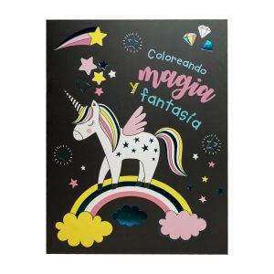 Libro De Colorear Kids Foil Unicornios VISION ST 32 Páginas