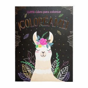 Libro De Colorear Animal Adults Llama VISION ST 32 Páginas