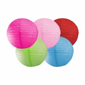 Linternas Decorativas De Papel De Colores Surtidos FAMILYMAID Unidad