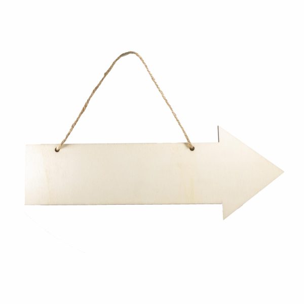 Aplique De Pared Flecha Colgante De Madera FAMILYMAID