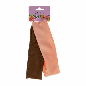 Bandas Para Cabello Beige Rosado Negro HAIR WITH FLAIR
