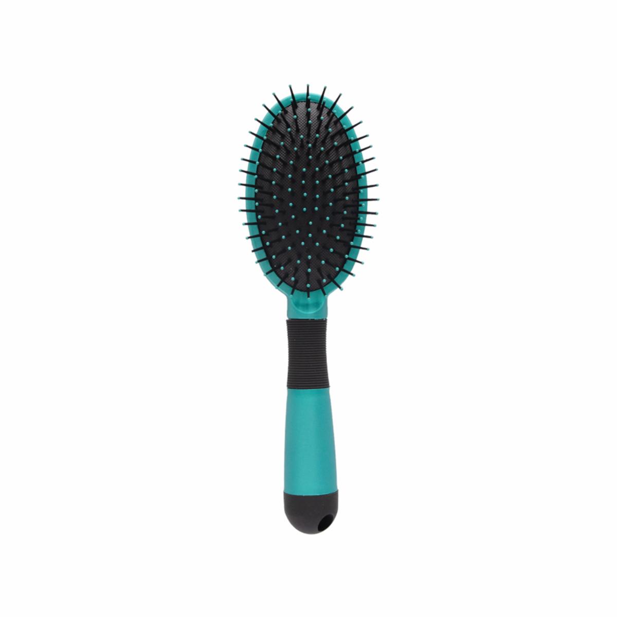 Cepillo De Cabello Ovalado Negro/Verde HAIR WITH FLAIR Unidad