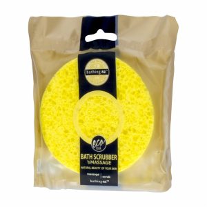 Esponja Para Baño Redonda Color Amarillo BATHING SPA