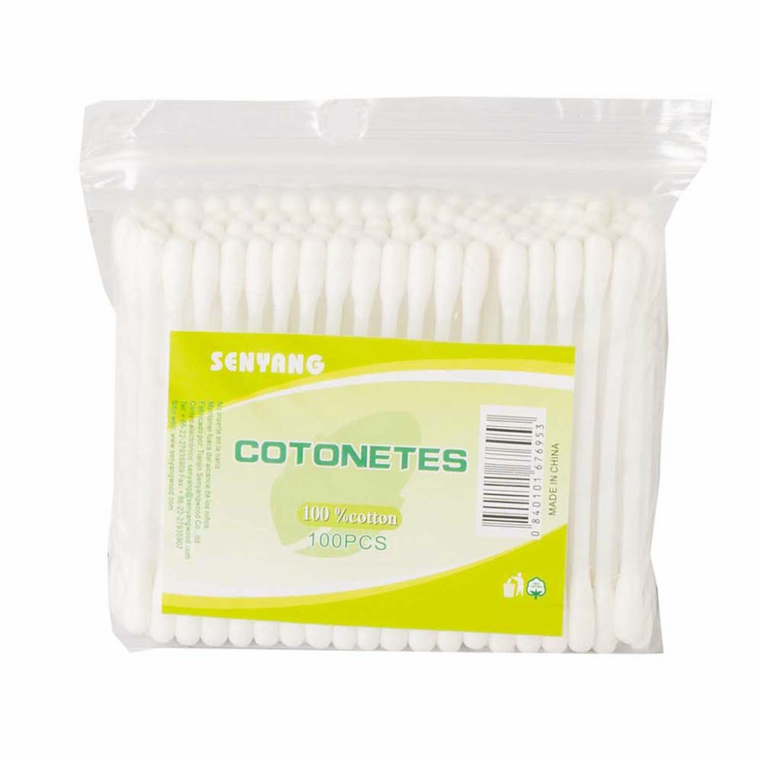 Cotonetes En Cápsulas Funda Con Zipper SENYANG 100 Uds