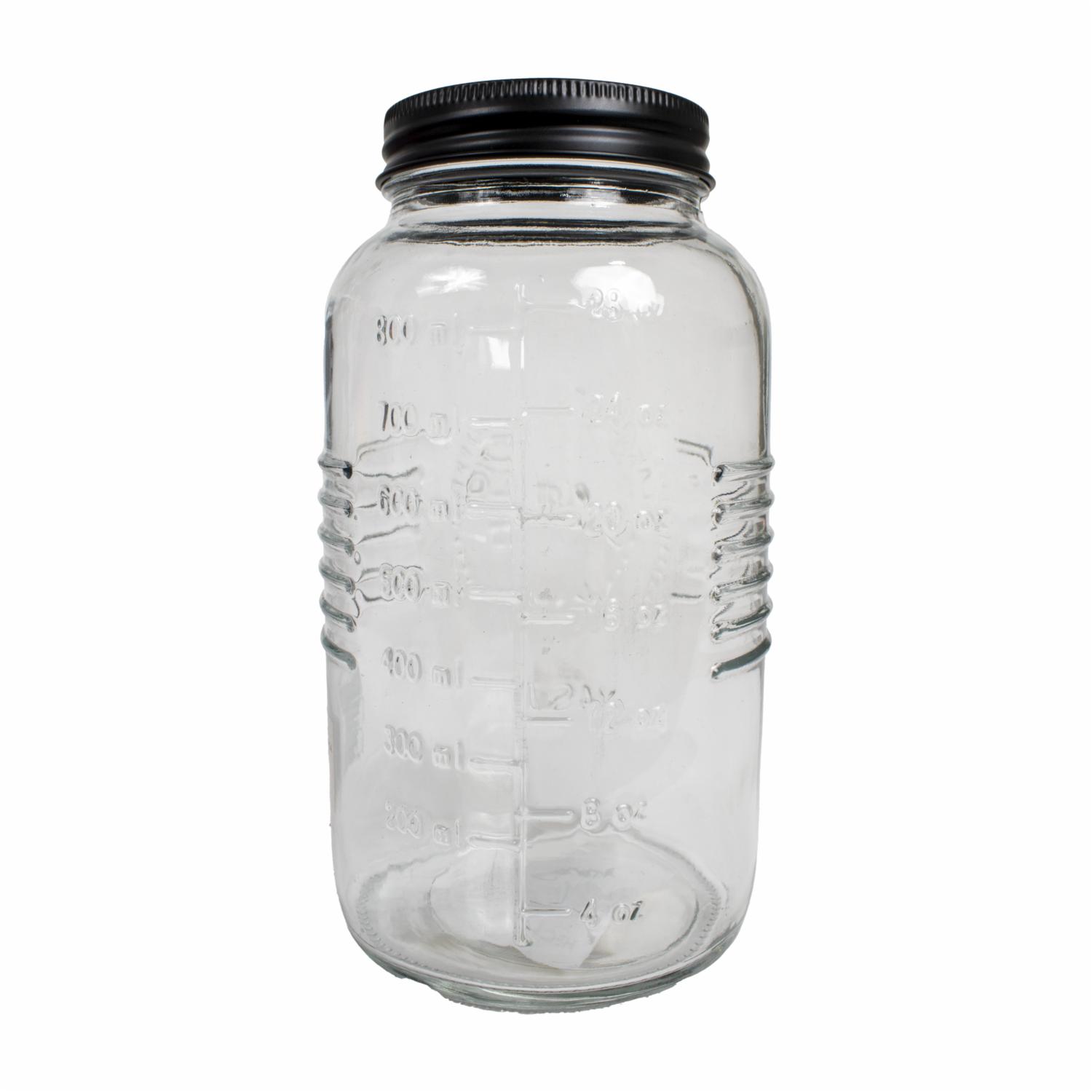 Frasco Old Fashion Tapa Negra OLD FASHIONED 1 Litro