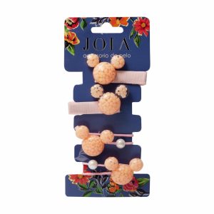Vinchas De Cabello De Niña HAIR WITH FLAIR Rosa Por 4 Unidades