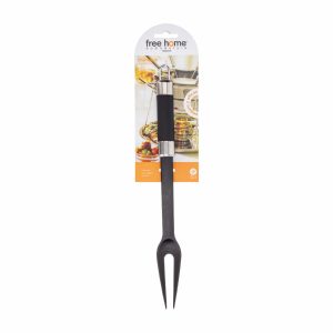 Trinche Para Cocina Mango Negro Y Silver FREE HOME