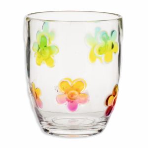Vaso Clear Flores HOUSEWIN Unidad
