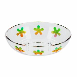 Jabonera Clear Flores HOUSEWIN Unidad