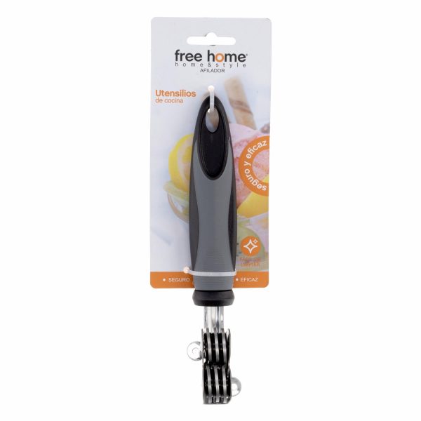 Afilador De Cuchillos Con Mango Plástico FREE HOME