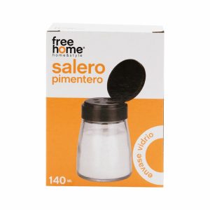 Salero Tapa Negra FREE HOME 140 Ml
