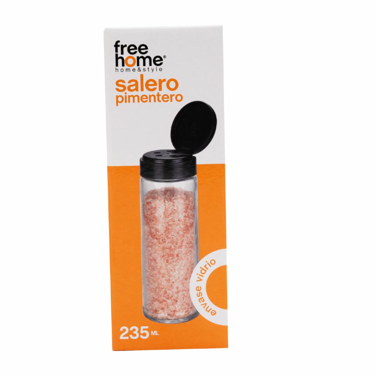 Salero Tapa Negra FREE HOME 235 Ml