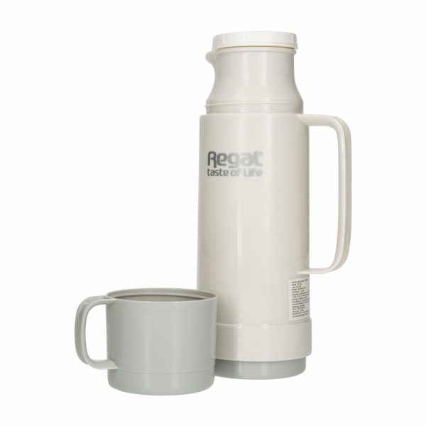 Termo Con Taza Color Gris REGAL